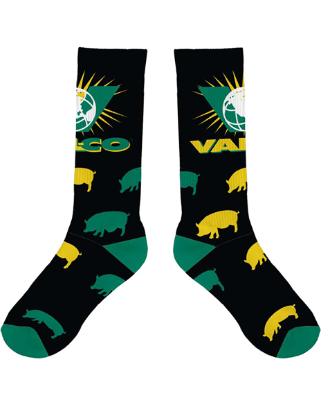 Picture of Performance Calf Socks with Pigs